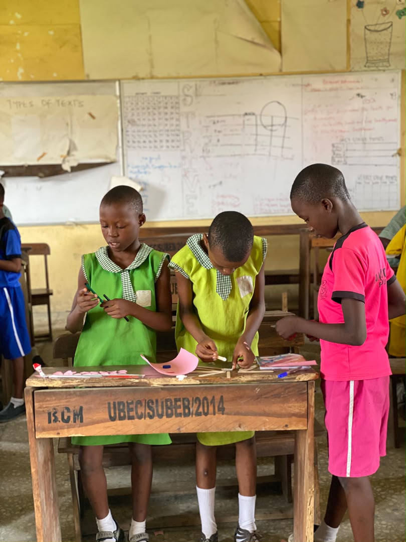 Children learning STEM