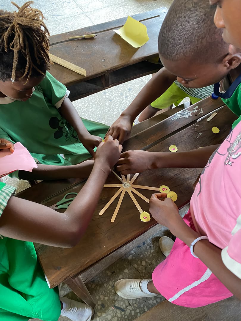 Students working together